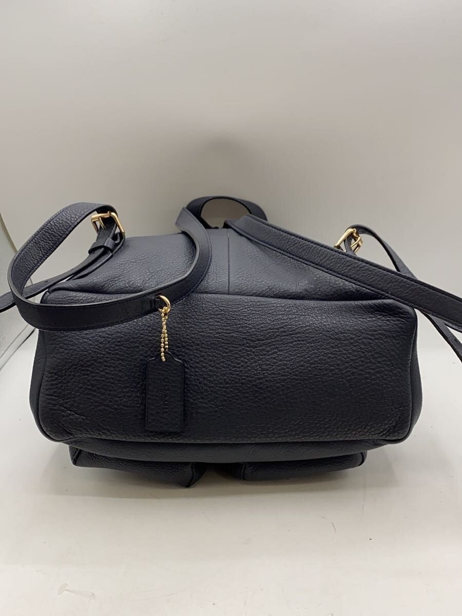 COACH Leather Bag NVY H1780-F37410