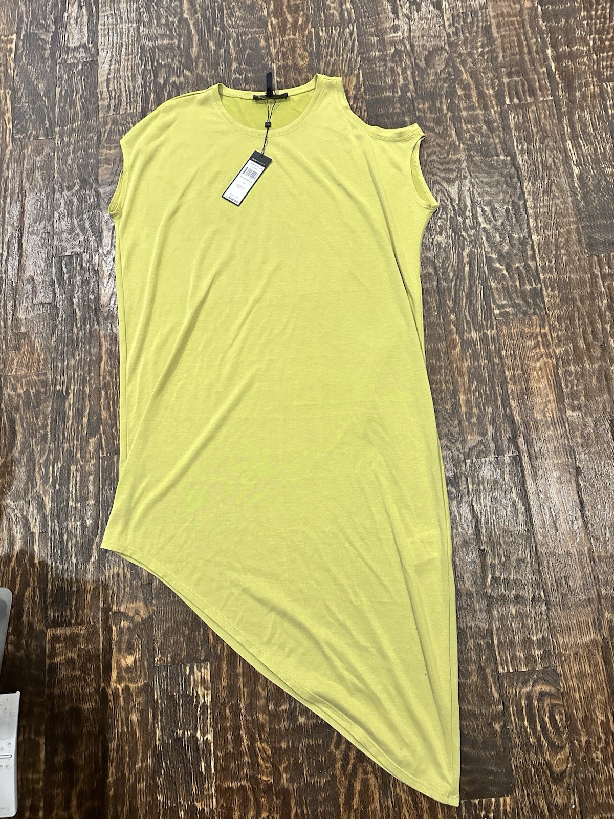 NWT BCBG MAXAZRIA SIZE L Hi Low Tank Dress With Shoulder Cut Out