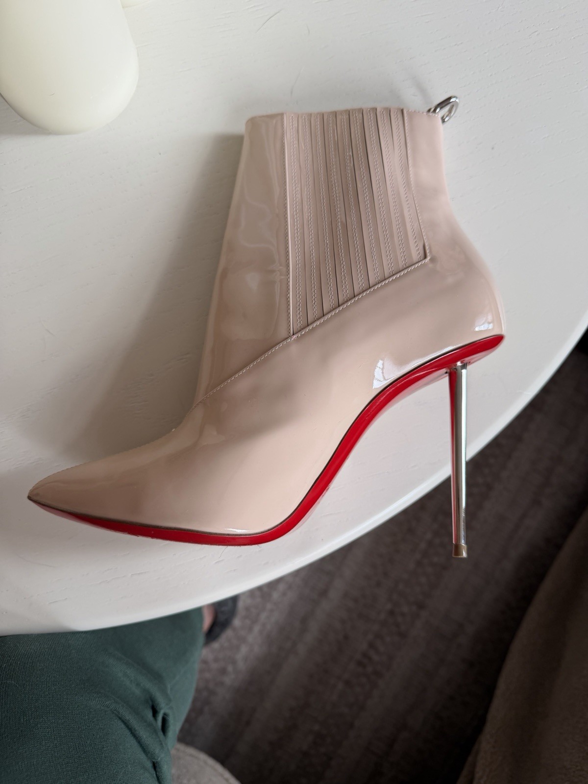 Christian Louboutin So Kate 120mm Size 37.5 – Nude Worn Twice