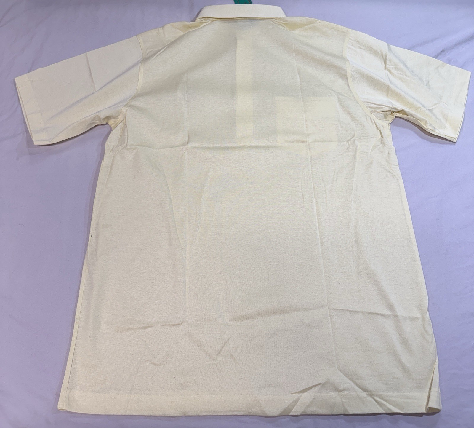 VTG Augusta National Golf Shop Slazenger L Masters Yellow Polo Shirt Cotton NWT