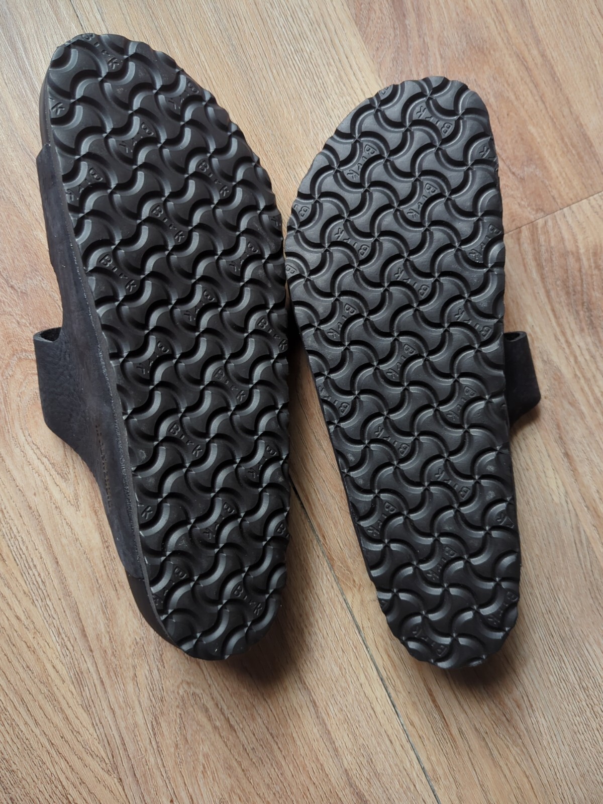 Birkenstock Tumbled All Leather Exquisite Arizona Mens 11-11.5 EU 44 Black