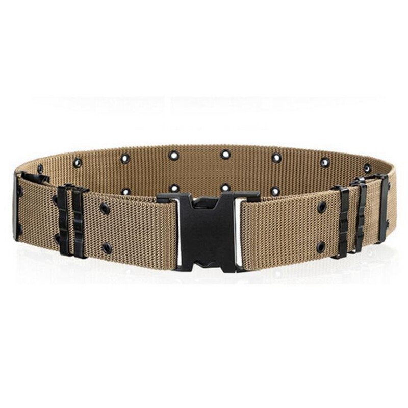 Tactical Nylon Belt Adjustable Security Military Heavy Duty Rescue Combat Belt