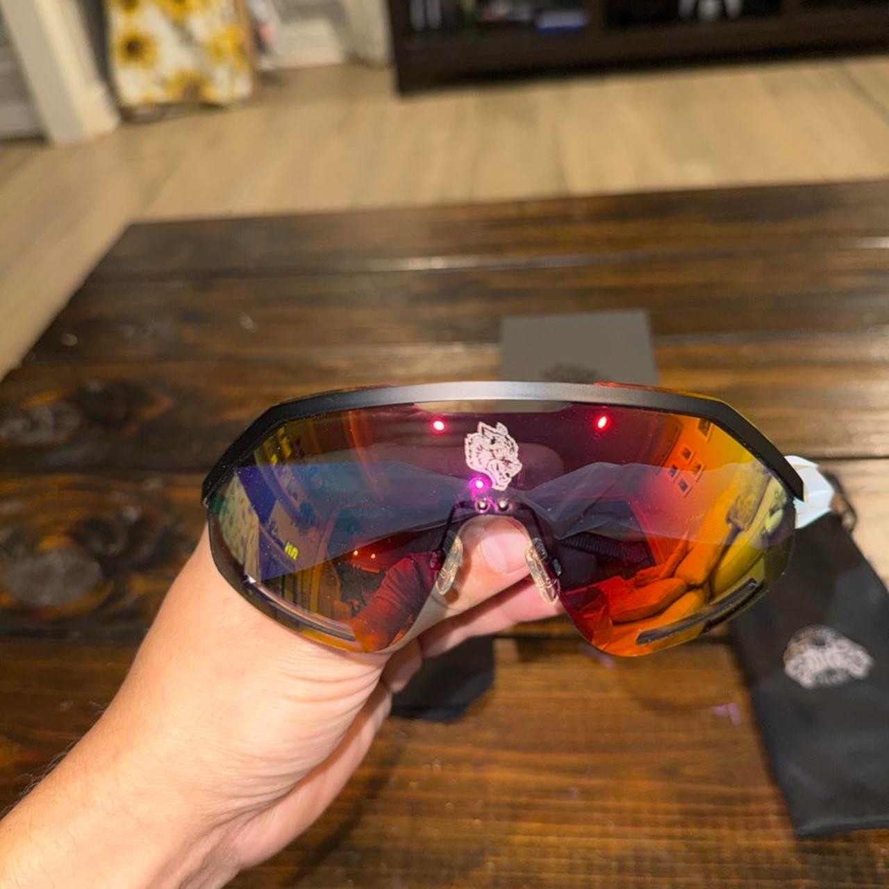 Darc Sport Wolf Head Speeder Glasses. Brand new with original box