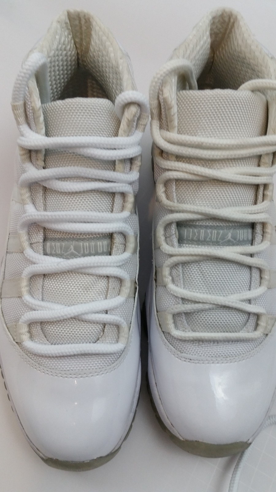 Air Jordan XI 11 WHITE Replacement Shoelace THICK SOFT ROUND ROPE CONCORD LEGEND