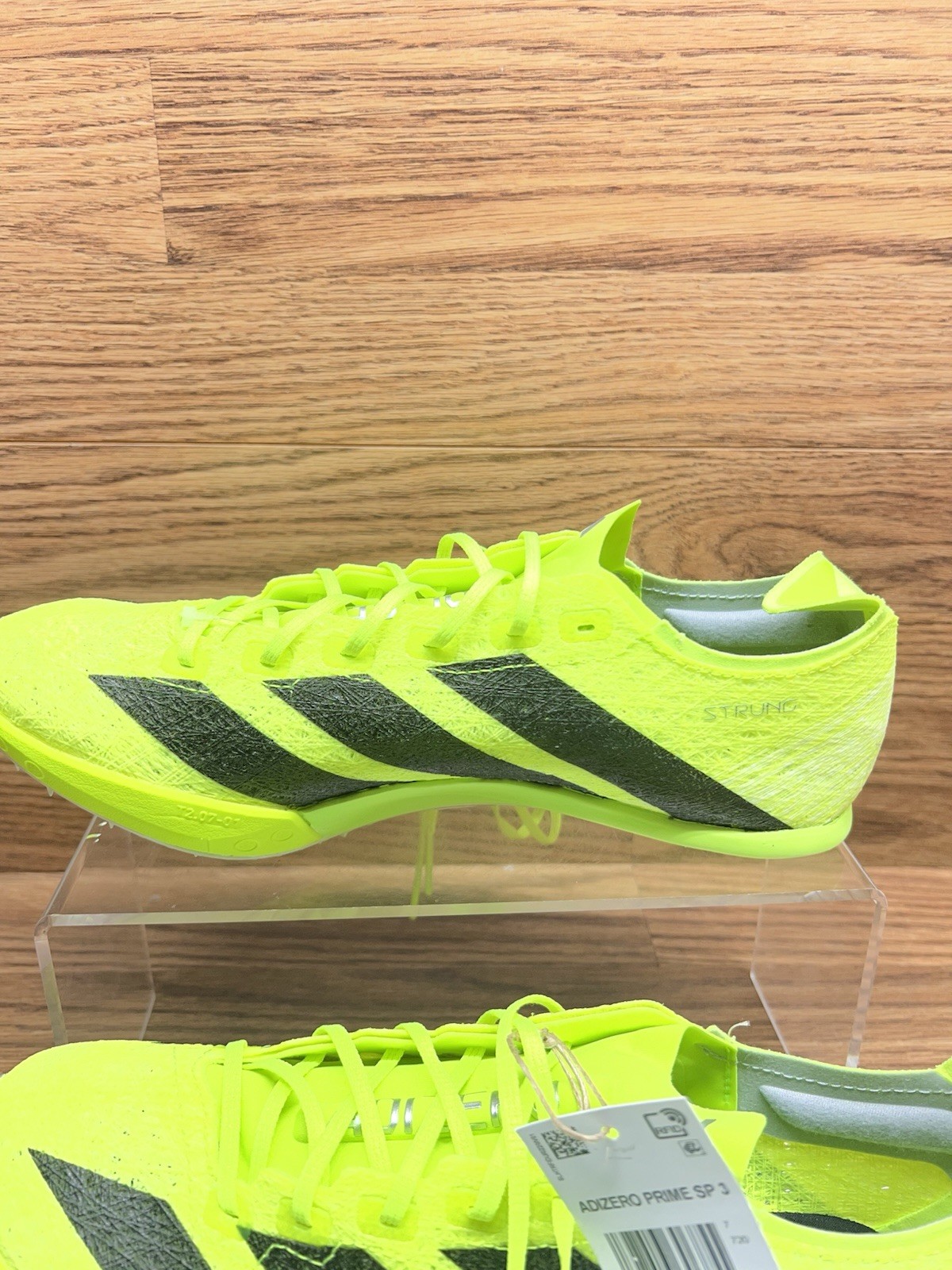 adidas Adizero Prime SP 3 Track Spikes Lucid Yellow Black Men’s Size 7.5 IH5800