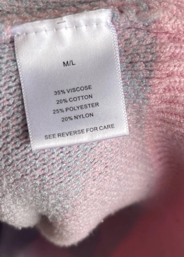 Steady Hands Howls Moving Castle Argyle Cardigan Pink/Yellow Women’s Sz M/L