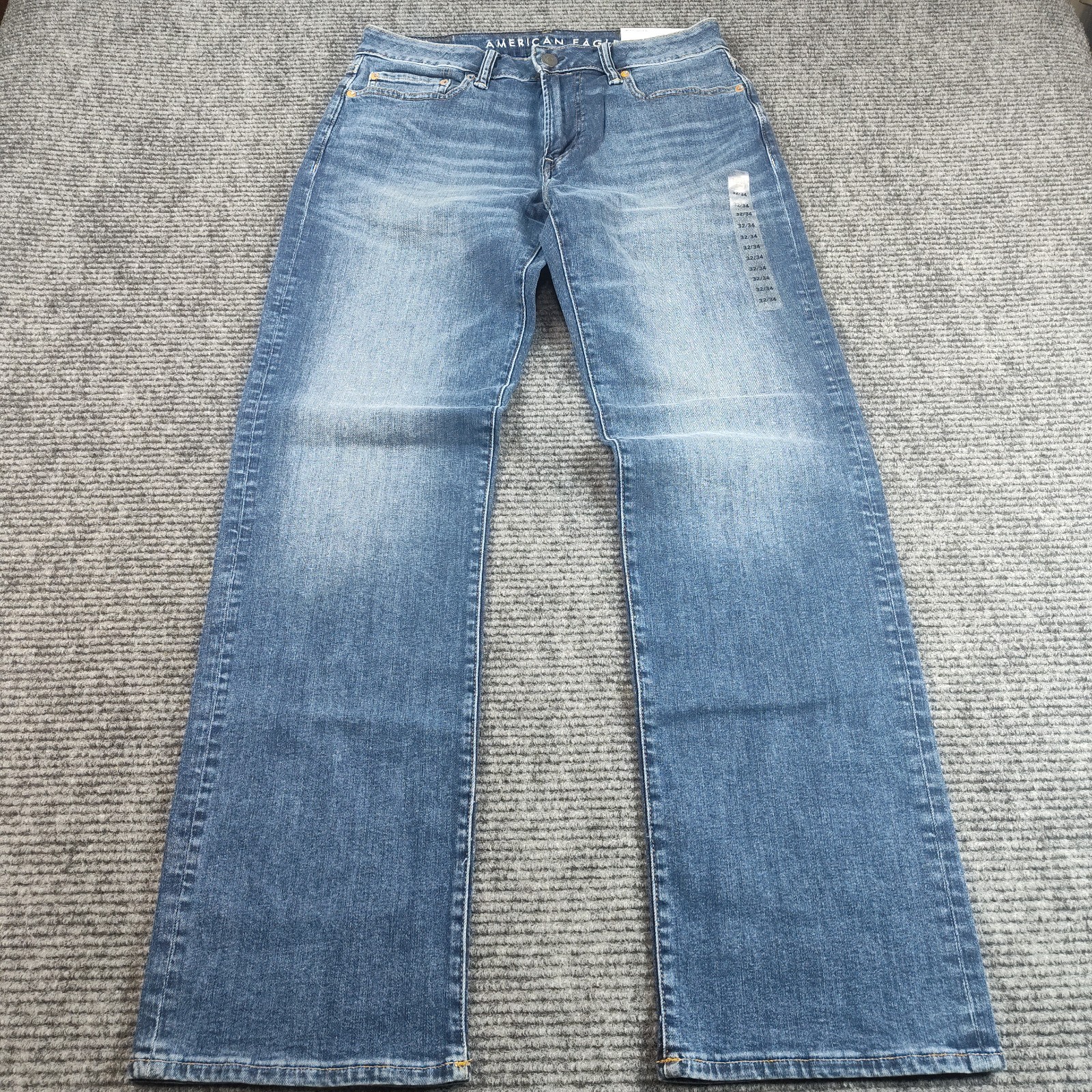American Eagle Jeans Mens 32×34 Medium Wash Original Boot Next Level Flex