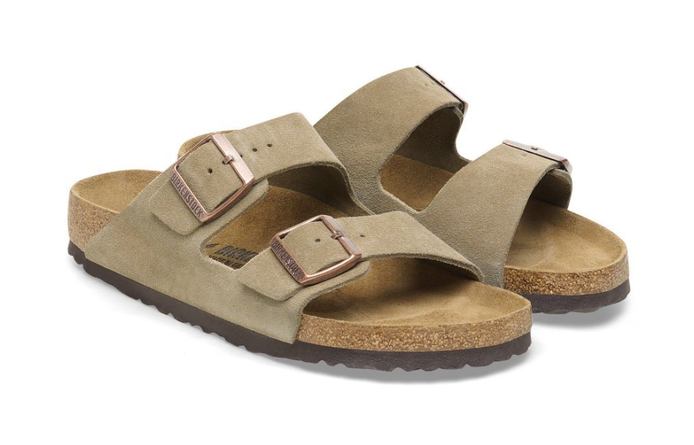 Birkenstock Women’s Arizona Taupe Sandals – Medium/Narrow Fit | Express Deliver