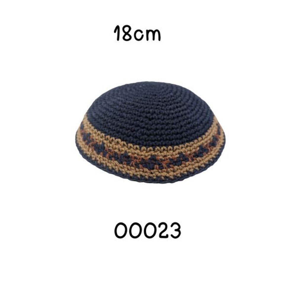 Knitted Yarmulke kippot hat Kippah skull yamaka Holy kipa 18 cm