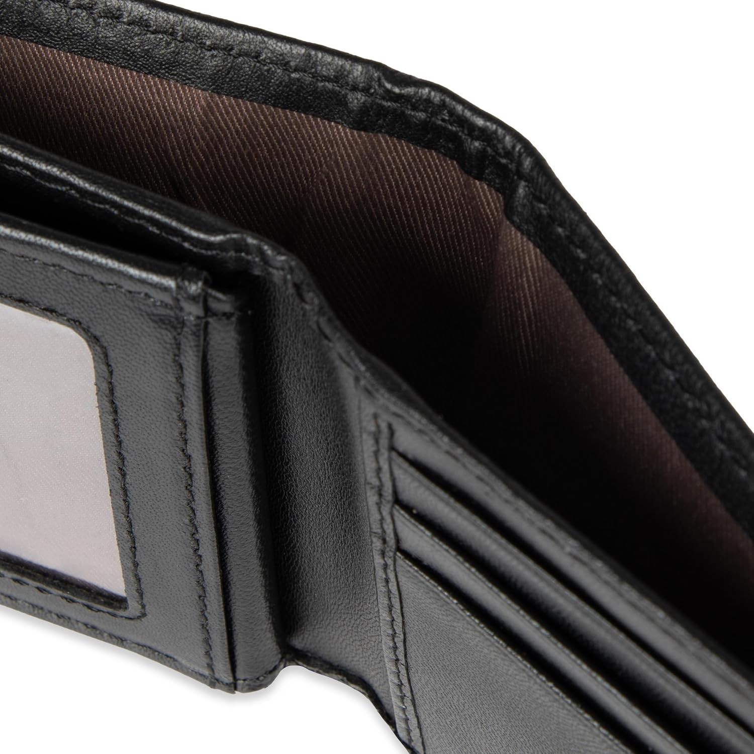 Dockers Men’s Bifold Leather Wallet – Thin Slimfold RFID Blocking Security Smart
