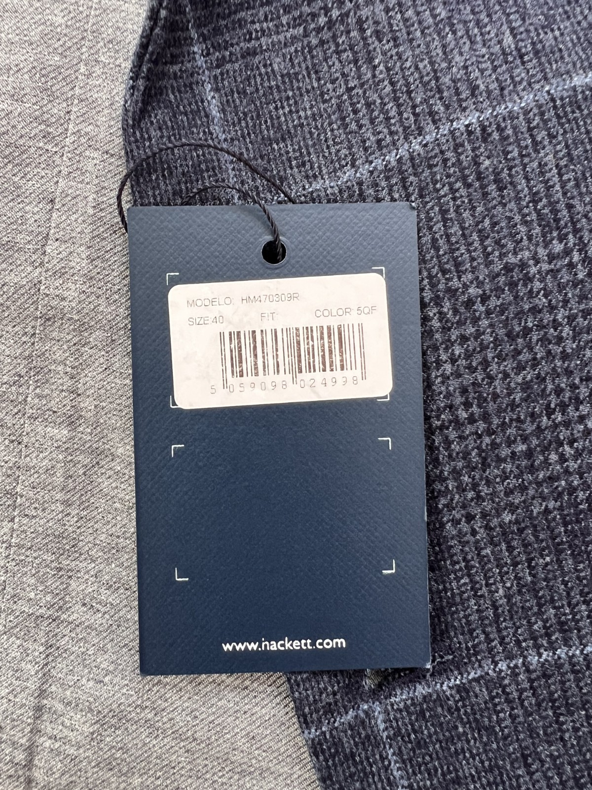 Hackett Mayfair Double Breasted Waistcoat Blue PoW Check BNWT RRP £275 Size 40″