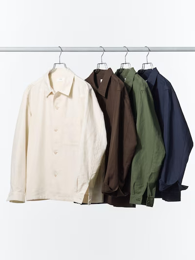 UNIQLO Cotton Linen Shirt Jacket XS-4XL (Japanese Size) Unisex 482443 NWT