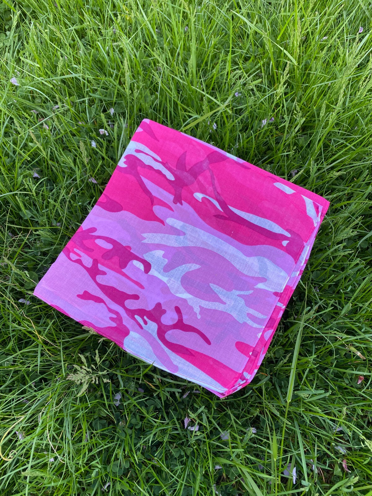 Pro-Forma Pink Camo Scarf Bandana Camouflage Headwrap Cloth 21″ -SHIPS FROM USA-