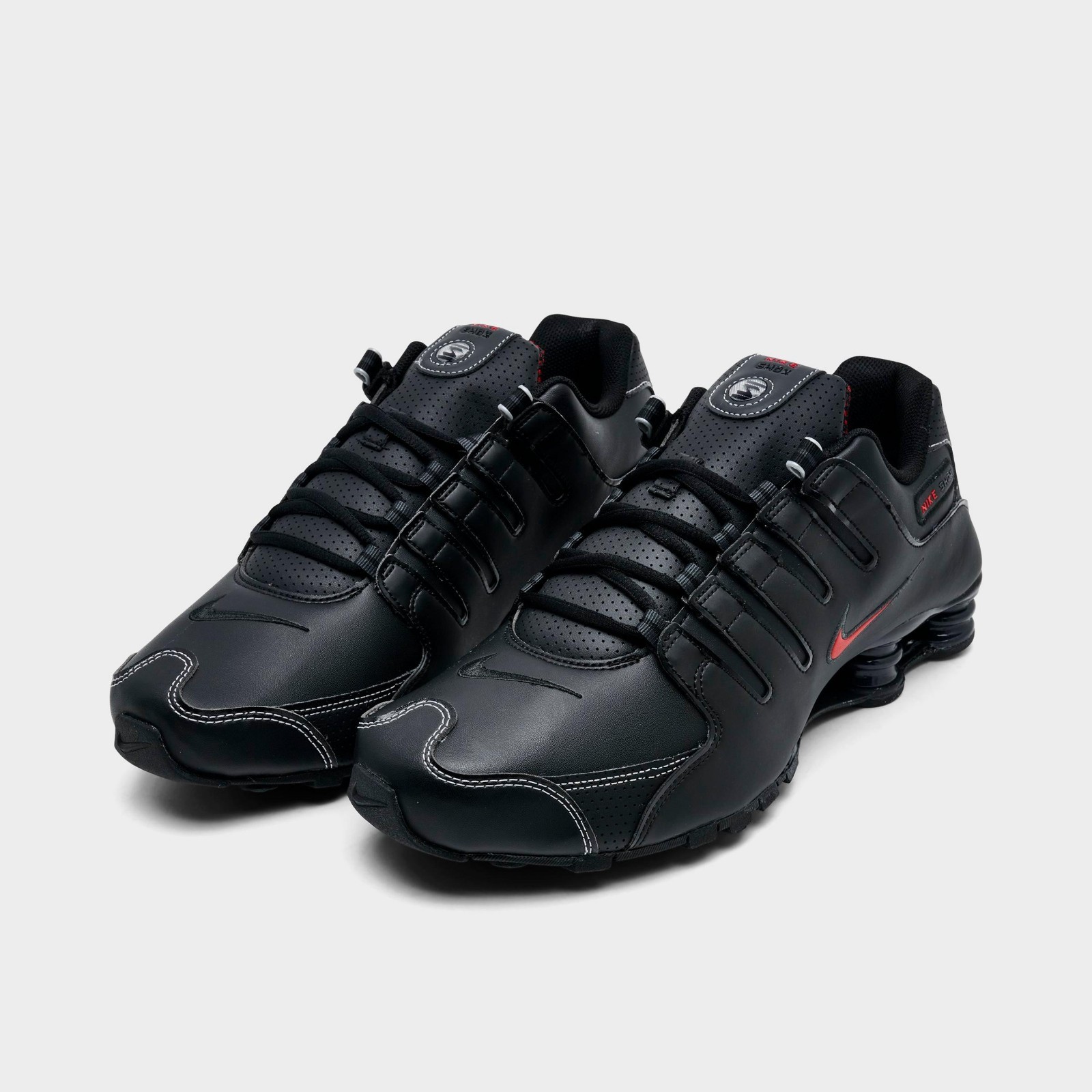 Nike Shox NZ Running Shoes Black / Varsity Red Sz 9.5 378341 017