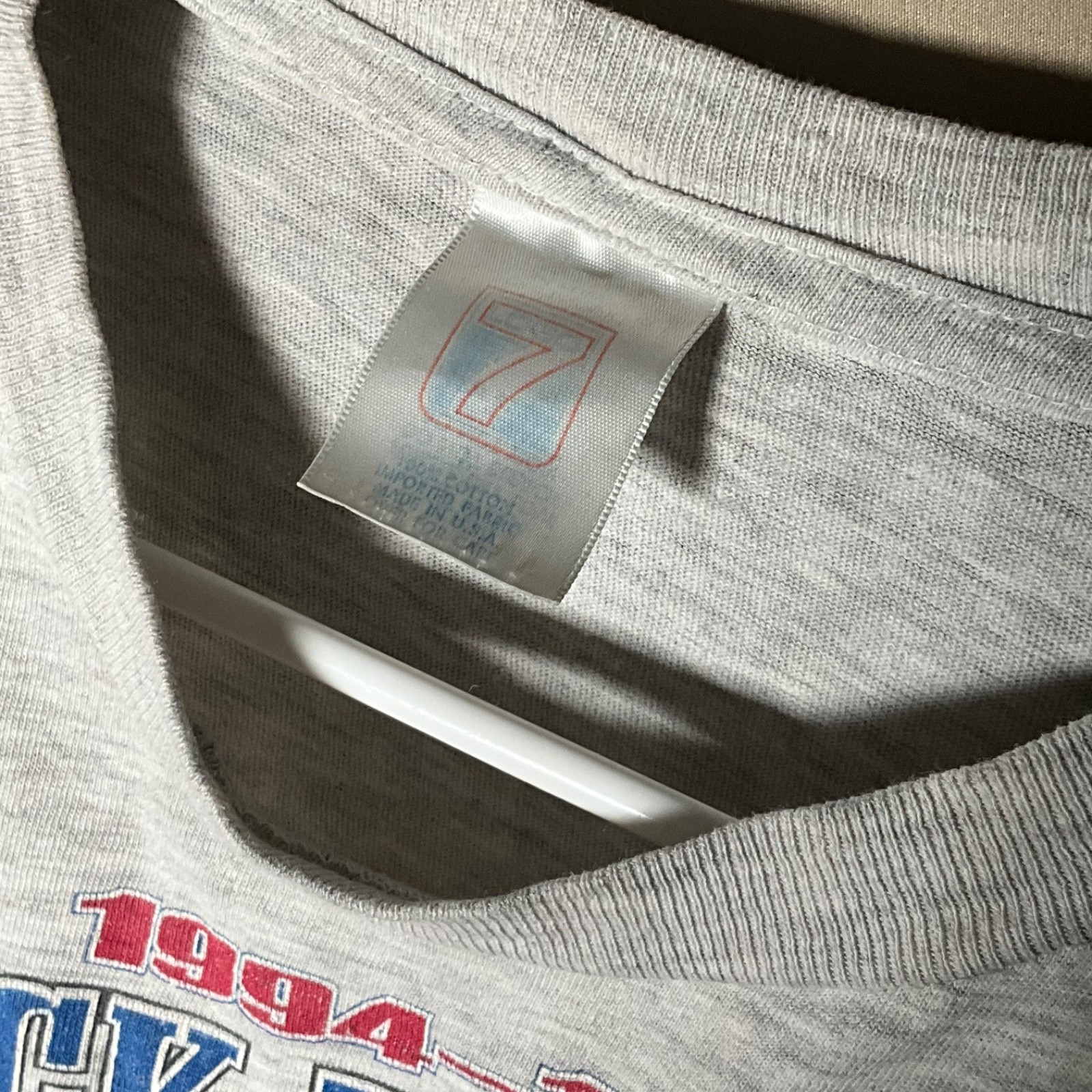 Vintage 1995 Houston Rockets Western Conference Back To Back Champions TShirt L