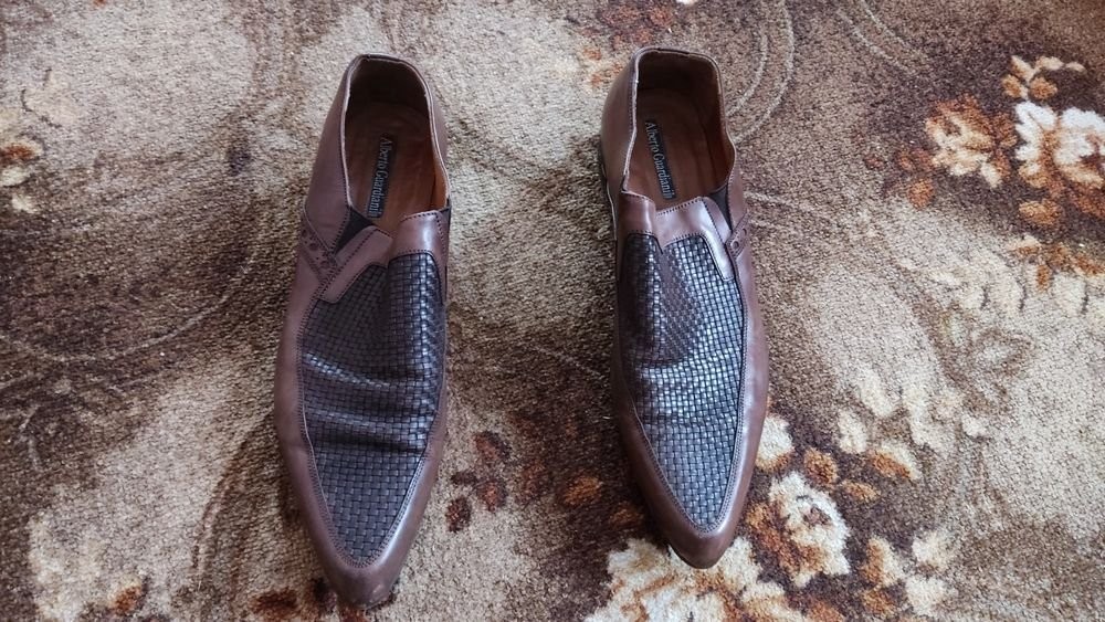 Men Alberto Guardiani Loafers Brown 45
