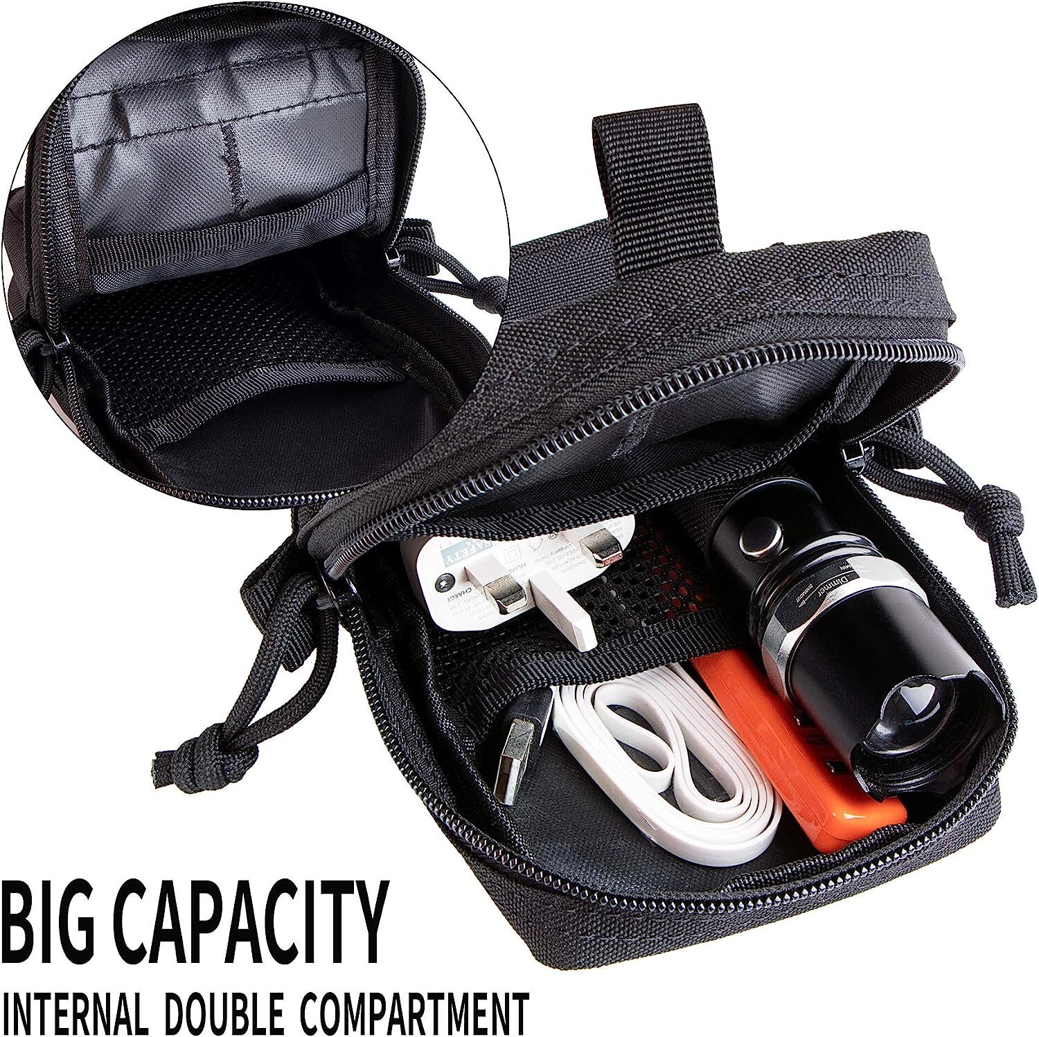 Tactical Molle Pouch Military Waist Bag Outdoor EDC Tool Bag Utility Vest Pack