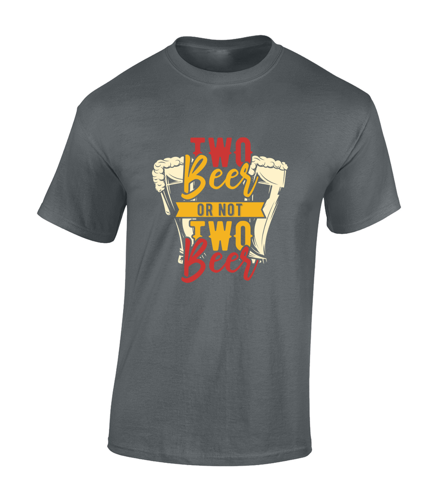TWO BEER (DTF) OR NOT TO BEER MENS T SHIRT FUNNY DRINKING GIFT IDEA DESIGN DAD