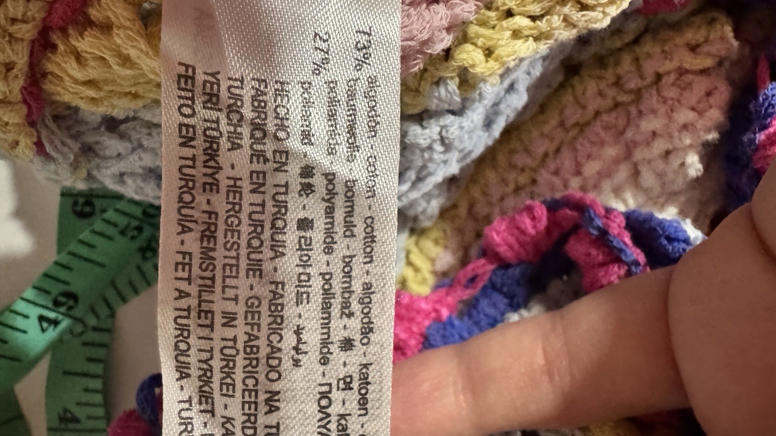 Zara Multicolor Crochet Ruffle Tank Top – Pink, Purple, Yellow, Cream, small