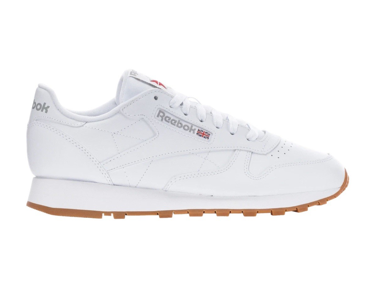 NEW Reebok Classic Leather White Grey Gum Sneakers GY0952 Mens Sizes