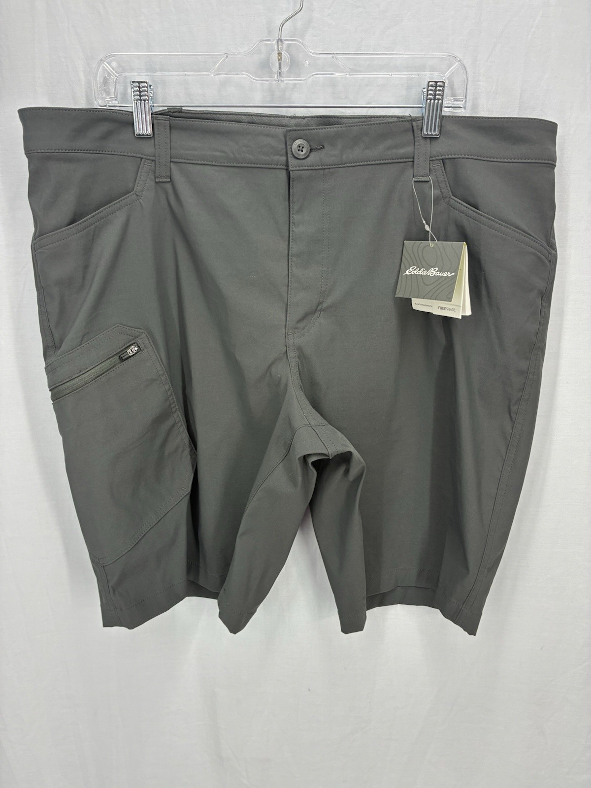Eddie Bauer Rainier Shorts Men Performance Cargo Flat Stretch Quick Dry GorpCore