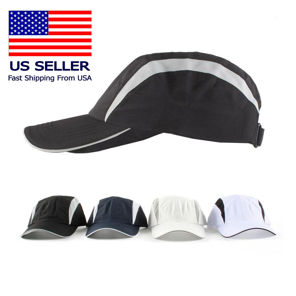 Mesh Sun Plain Hat Sports Cap Colors Golf Tennis Beach Adjustable Summer