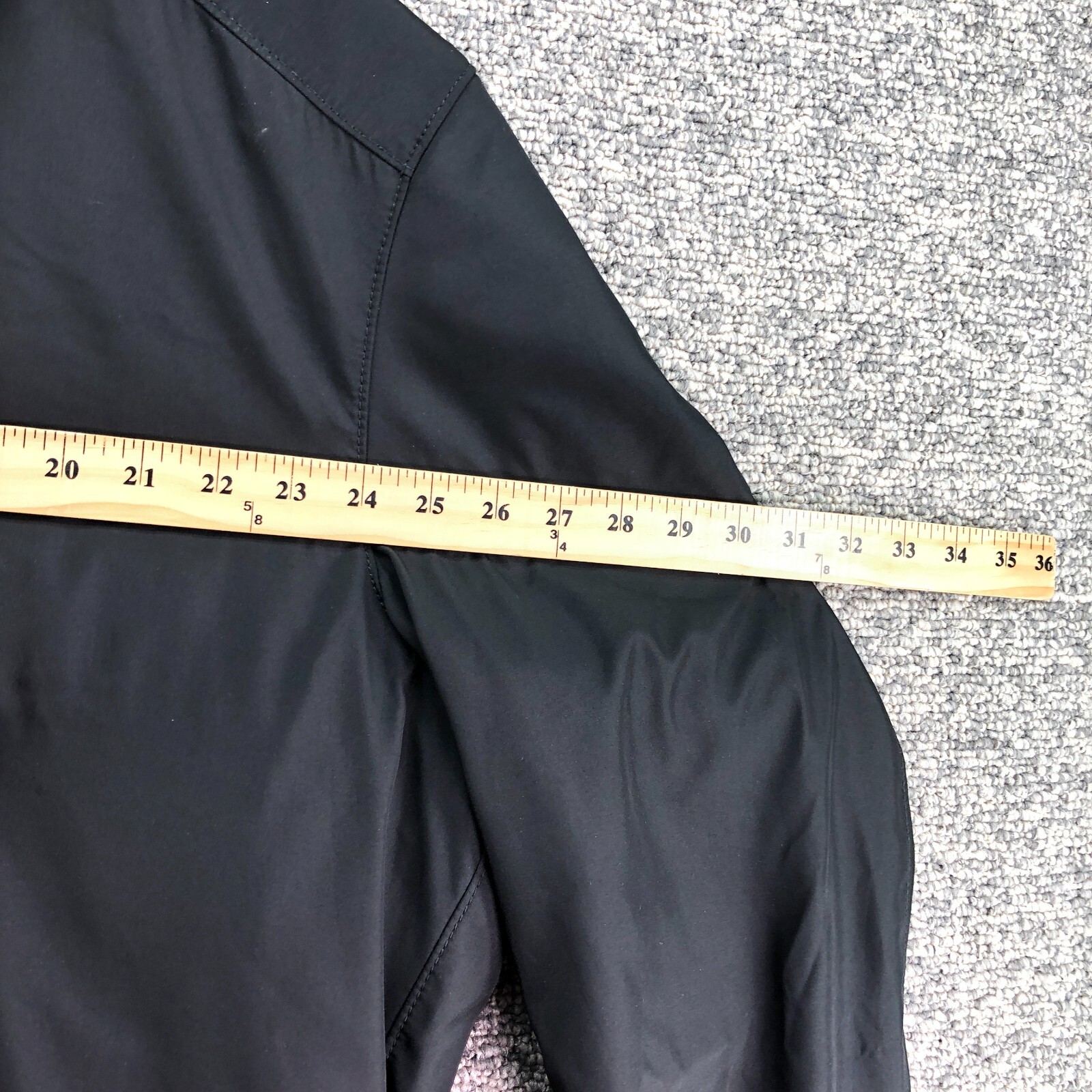 Strellson Jacket Black Mens Sz XL Removable Lining Full Zip Water Resistant