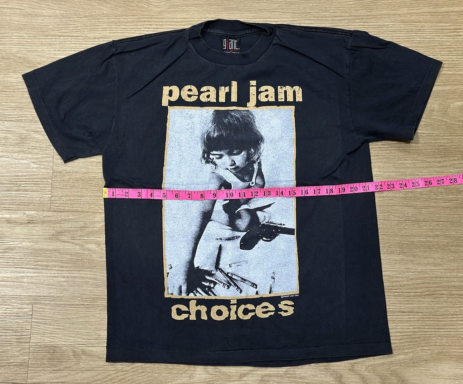 PEARL JAM vintage 1992 CHOICES t shirt9 9 OUT OF 10 KIDS PREFER CRAYONS
