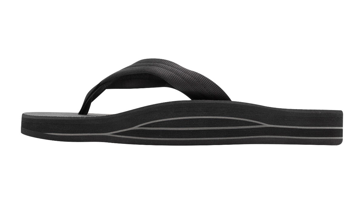 Man Rainbow Classic Rubber Double Layer Soft Top 1″ Nylon Strap 302ARP Black