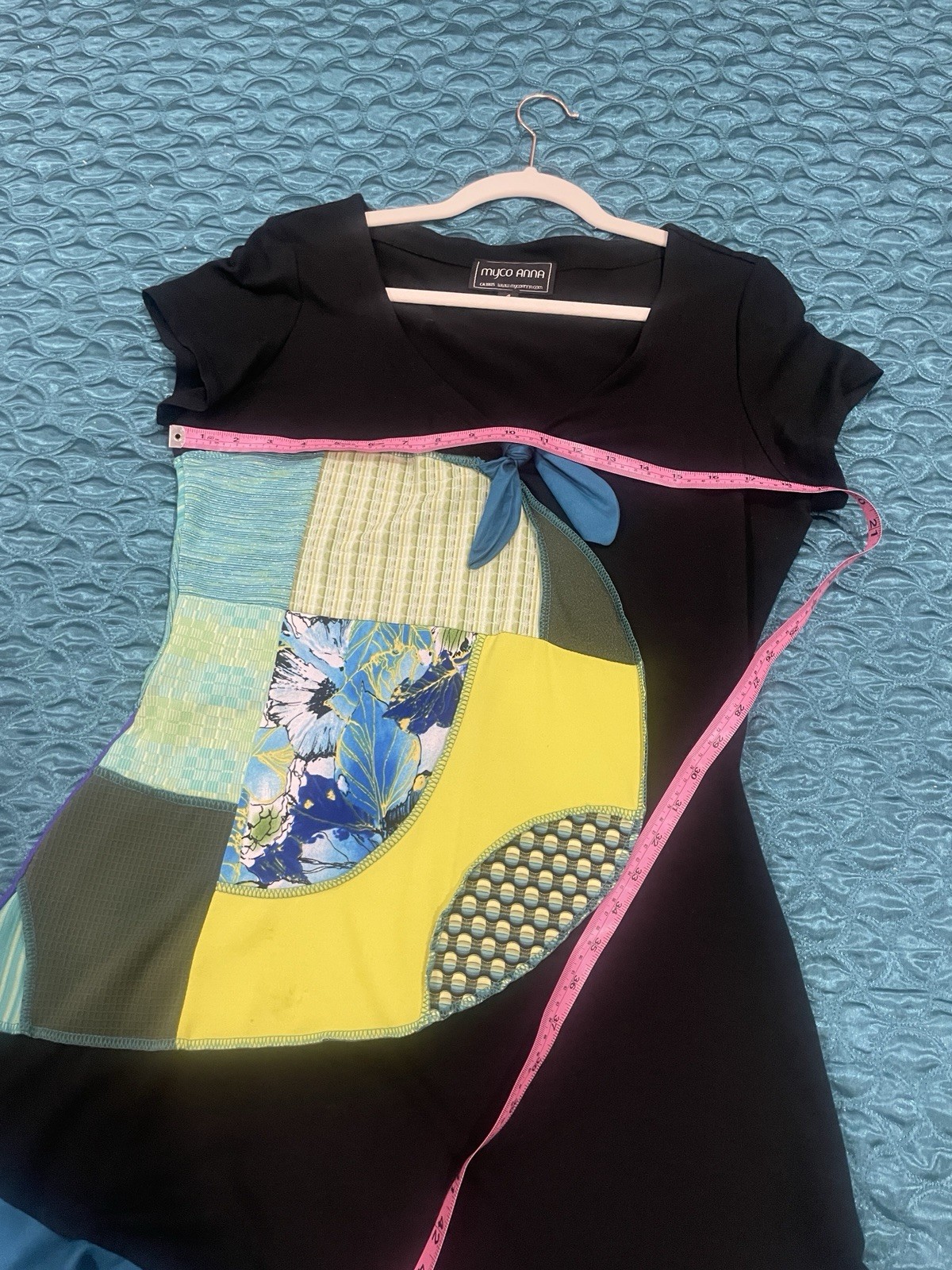 Eco-Friendly Handmade Dress From Recycled Material, New Size 10-12