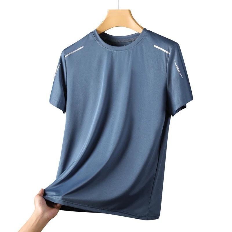 SlimFit CHRLCK Men’s Quick Dry Running T-Shirt Breathable Sports Gym Fitness Top