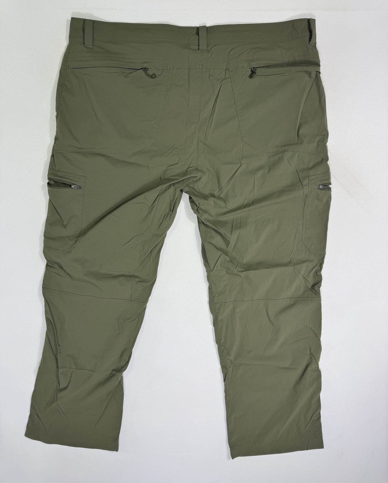 LL Bean Pants Men’s 42×30 Green Climbing Hiker Hiking Nylon Stretch Outdoor