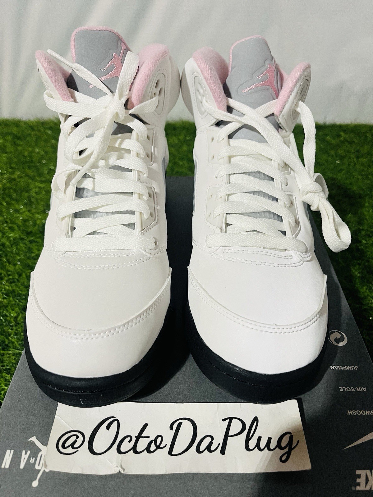 Nike Air Jordan 5 Retro Medium Soft Pink White GS Sizes nby HQ7980-102