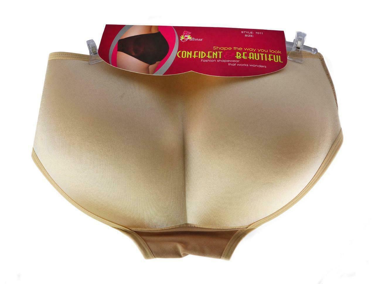 Women’s Fullness Butt Lifter Enhancer Booster Shaper Panty Beige #7011