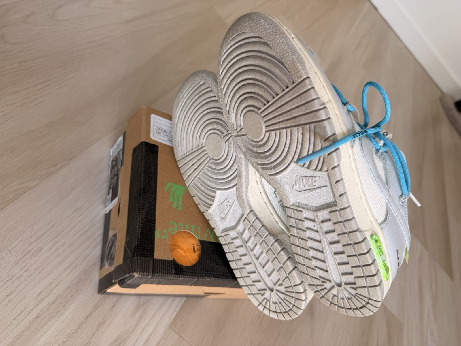 Off White X Nike Dunk Low Lot 2 Of 50 Size 6M/7.5W
