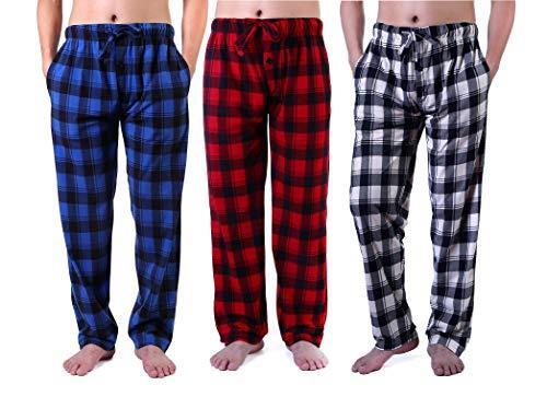 Different Touch Men Fleece Pajama Lounge Sleep Pants Bottoms