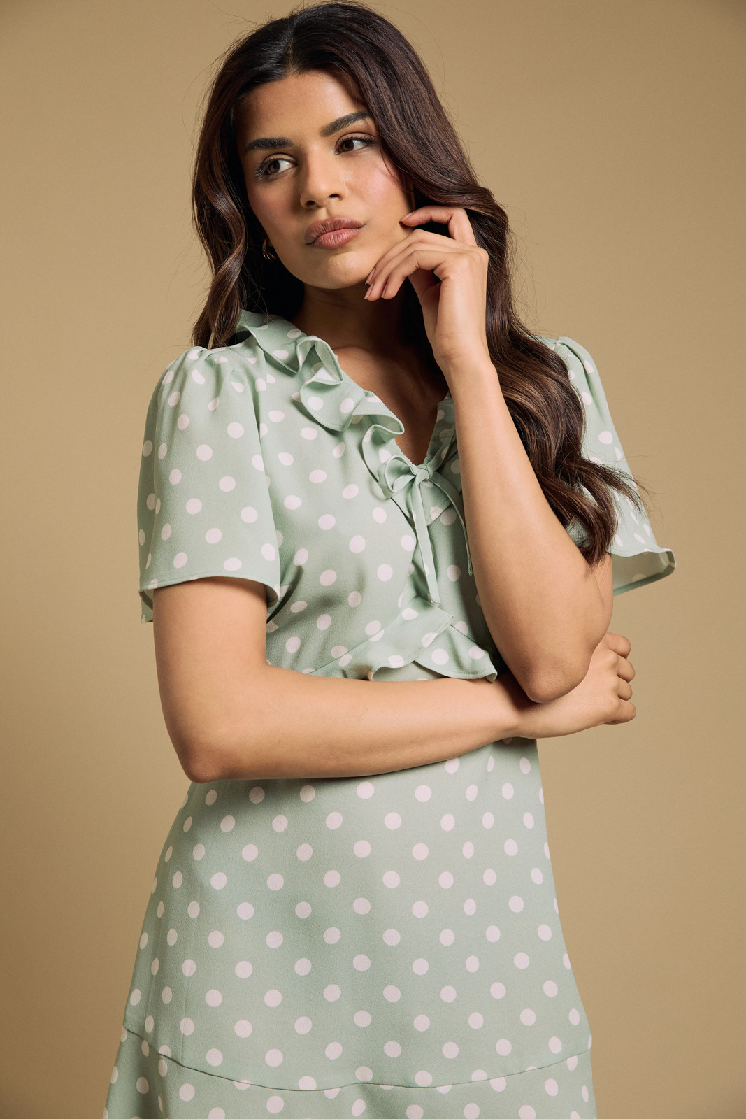 Dorothy Perkins Green Mini Dress Womens Occasion Dresses