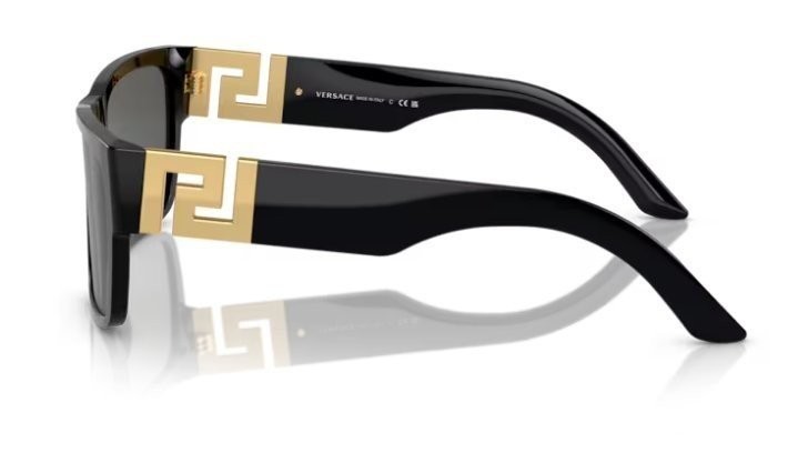 Versace Men’s VE4296 Sunglasses Black/Gray 59mm