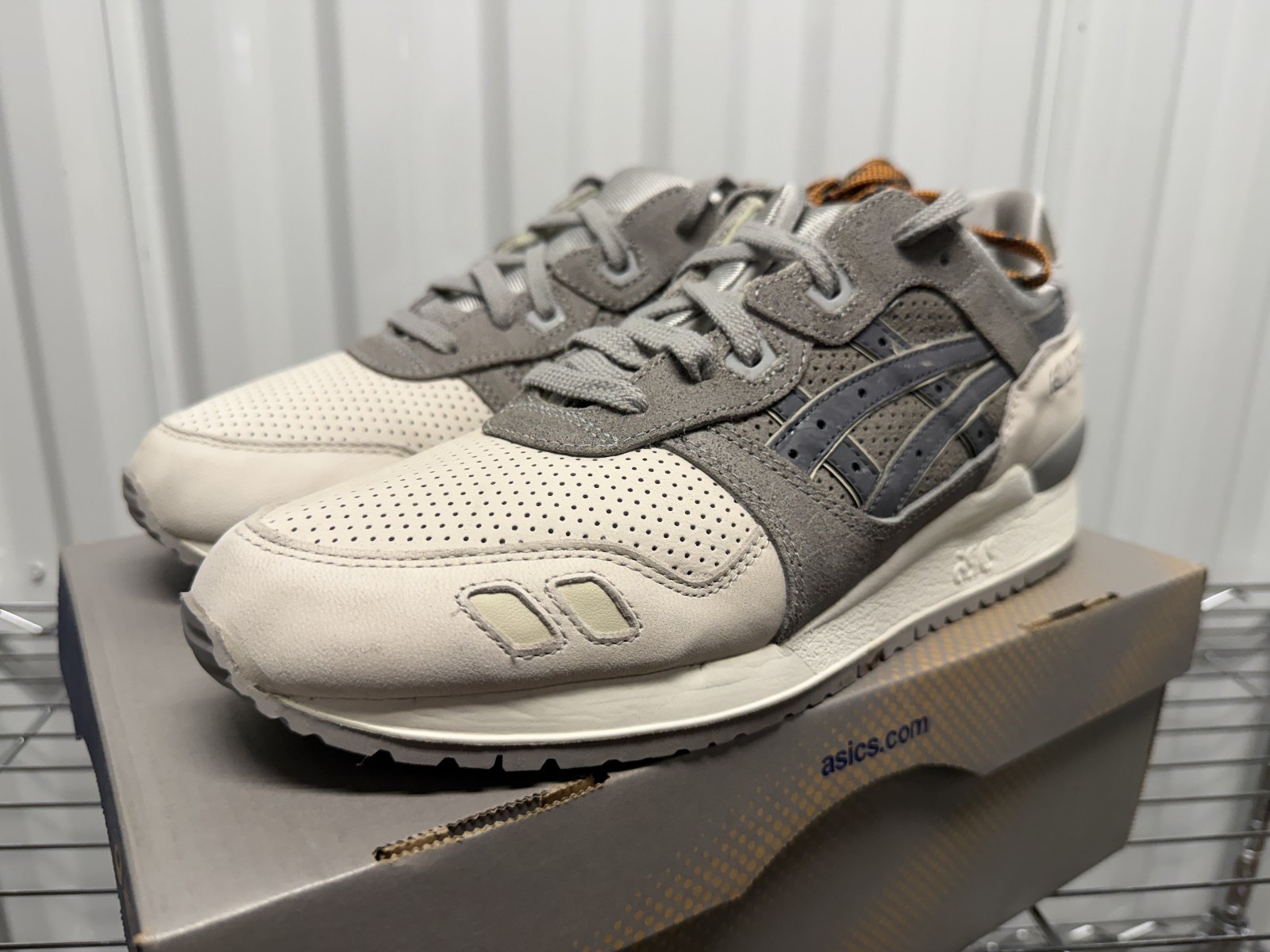Size 10.5 – ASICS Gel-Lyte III “Snowman” Sneakers Vintage Kith H42NK 2014