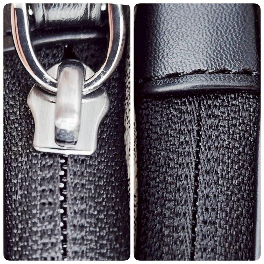 Michael Kors MK Signature Black PVC Crossbody Shoulder Bag Adjustable Strap