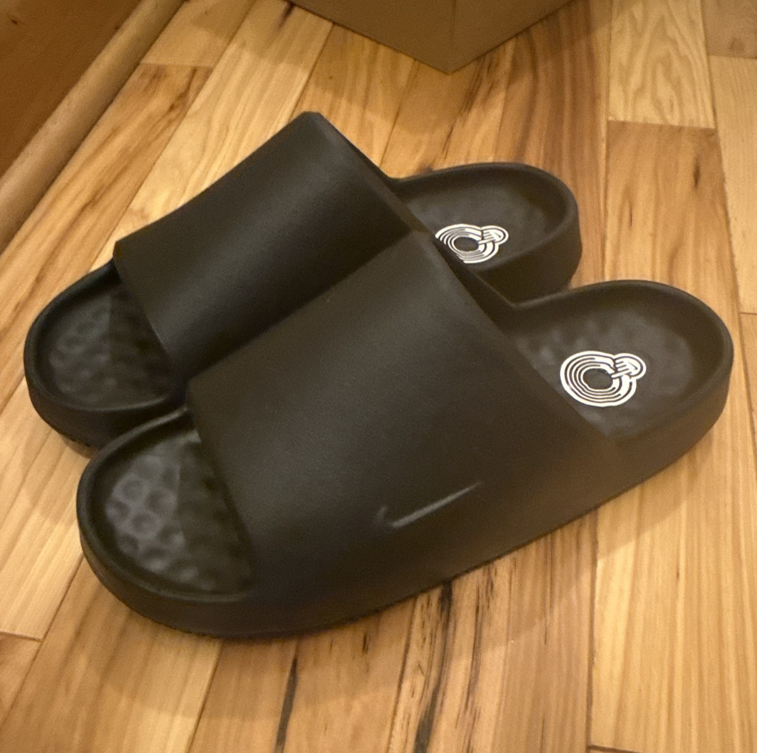 Nike Calm Slide 2.0 Black Men’s Rubber Slip-On Sandals US 12 EU 46 IB0183-001