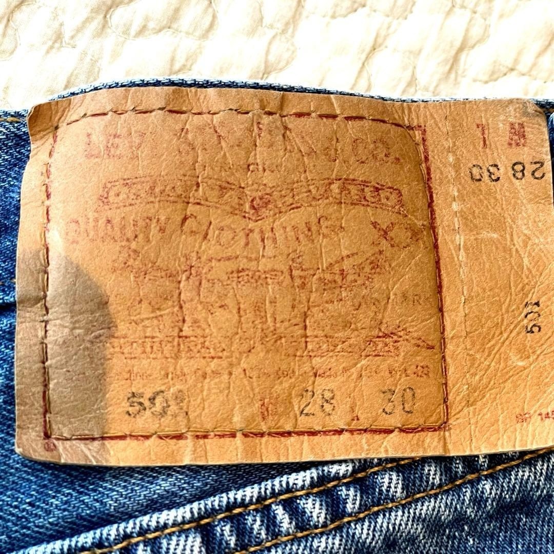 LEVI’S 501 90’s Medium Stone Wash Denim Jeans Men’s W28 L30 S Pre-Owned Japan