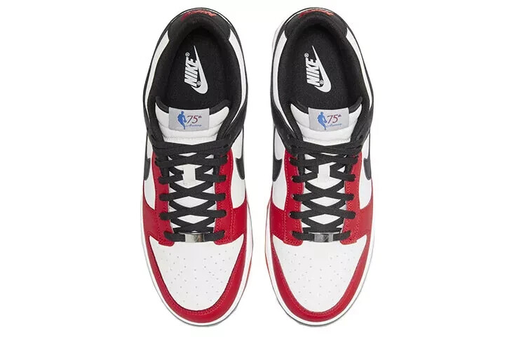 NBA × Nike Dunk Low EMB 75th Anniversary “Chicago Bulls” DD3363-100 New [6-12.5]