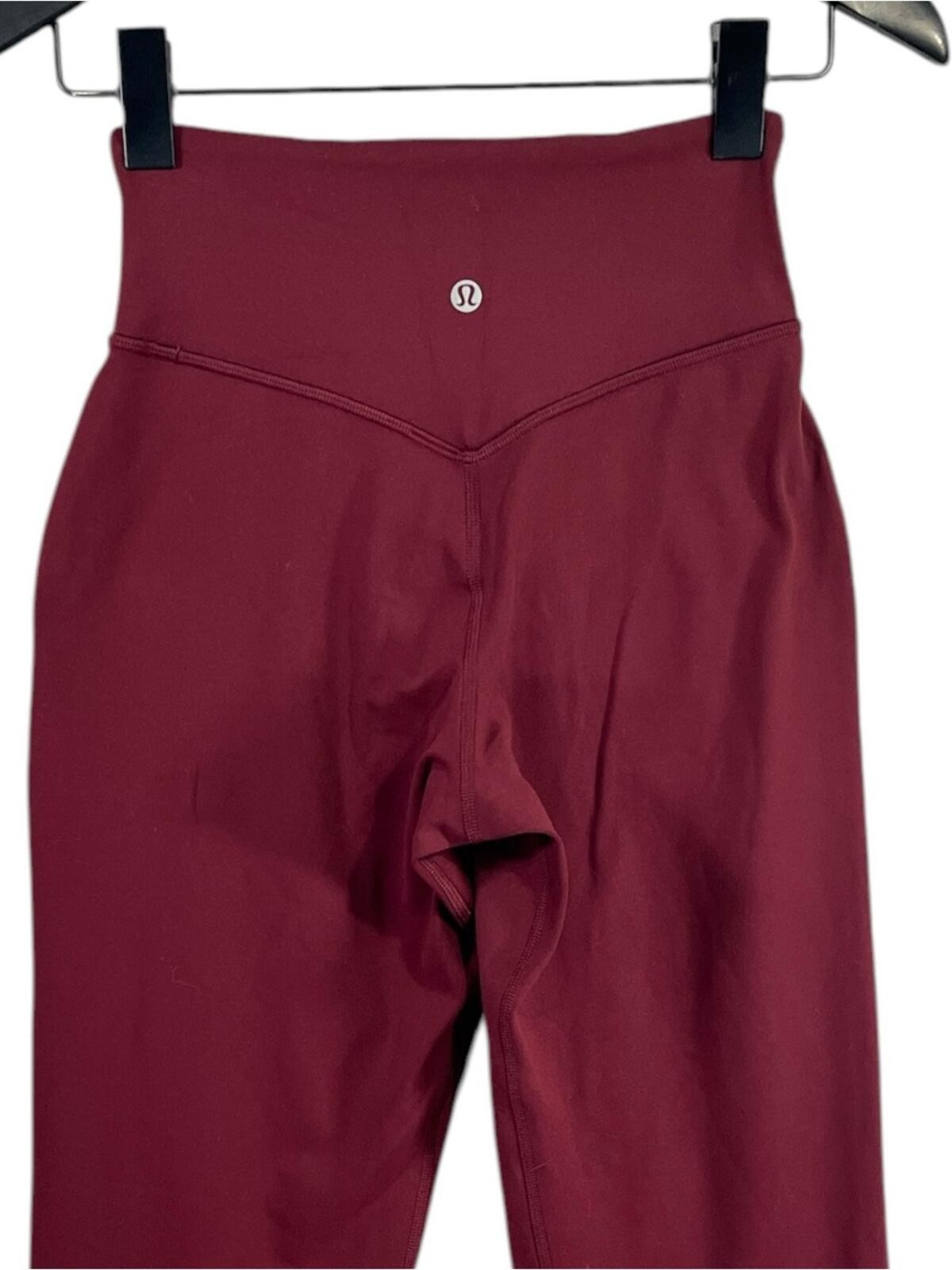 NWT Lululemon Align Jogger 28″ Women’s size 2 in Red Merlot