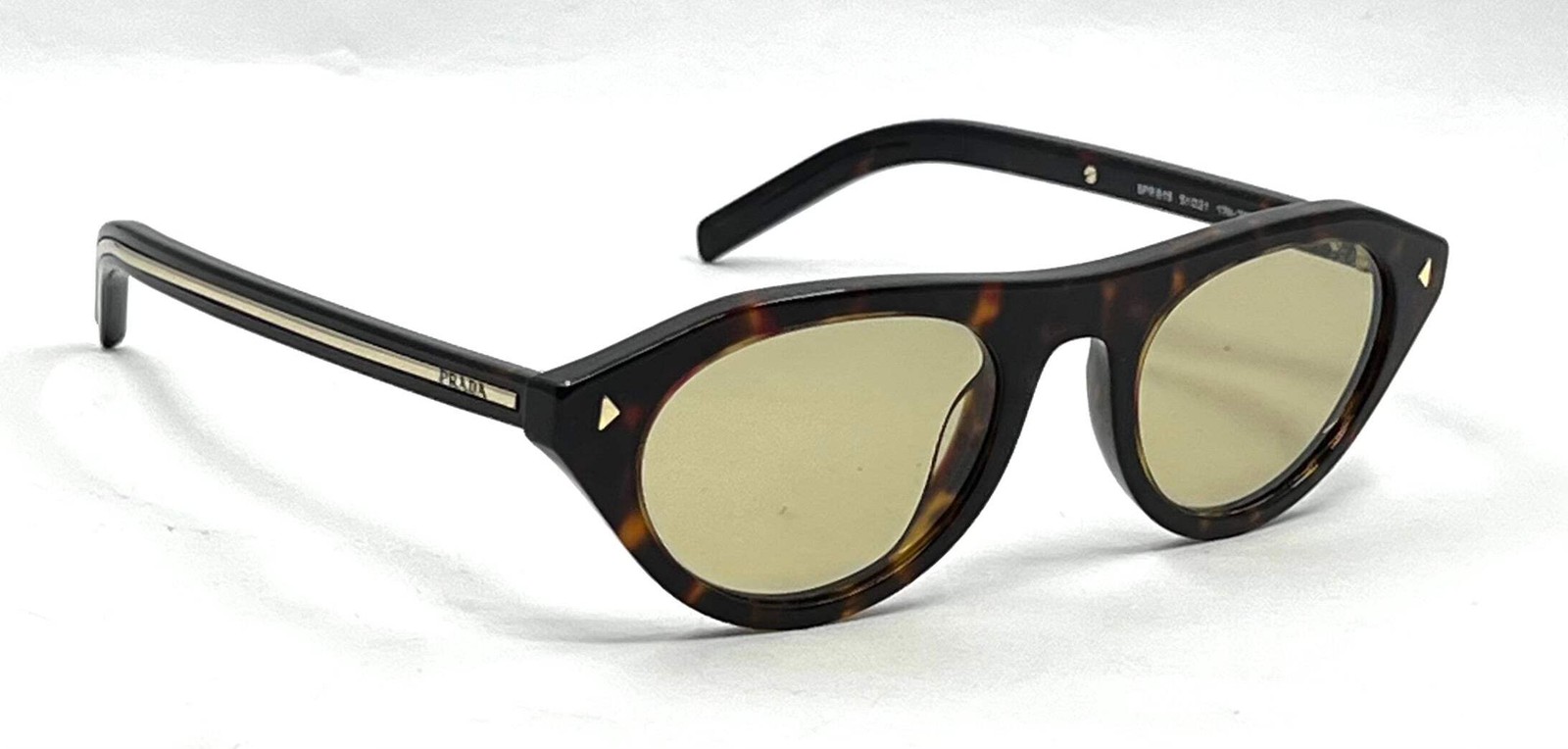 Prada SPR B15 17N-70R Tortoise Sunglasses Unworn Full Kit Made Italy