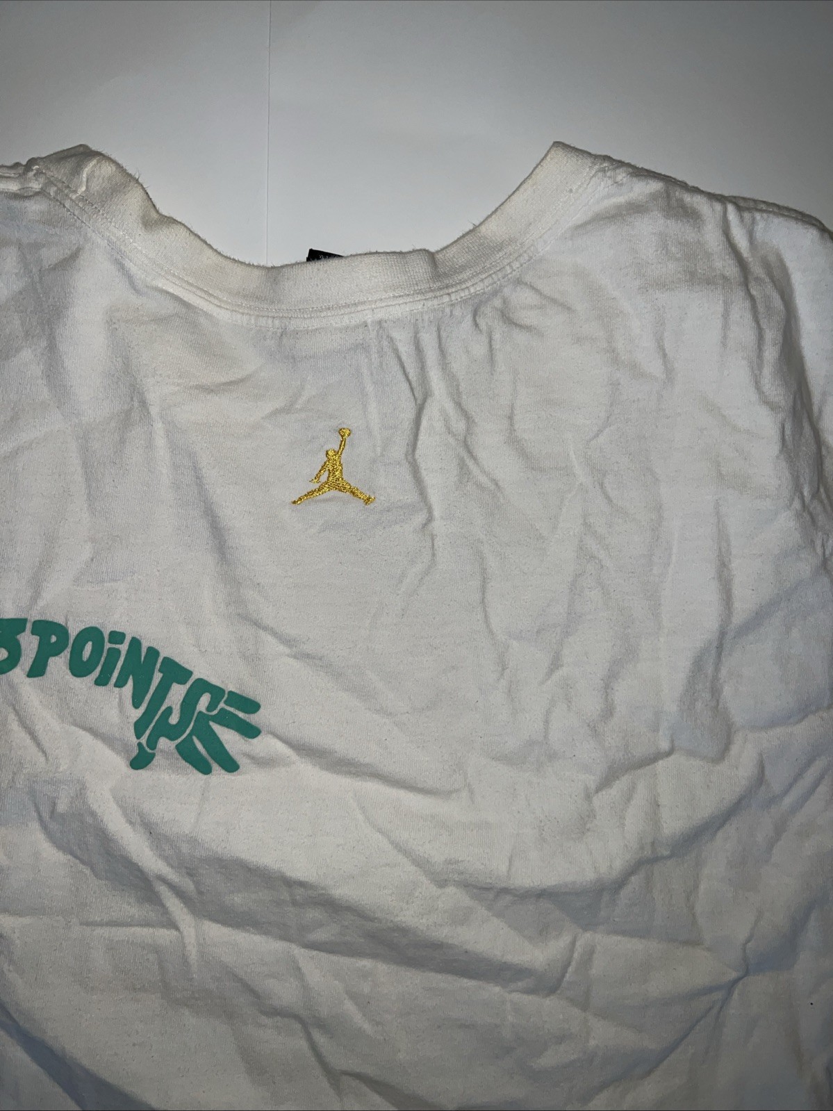 Air Jordan 63 Points White T-Shirt Basketball Print size XXXL 3x Brand