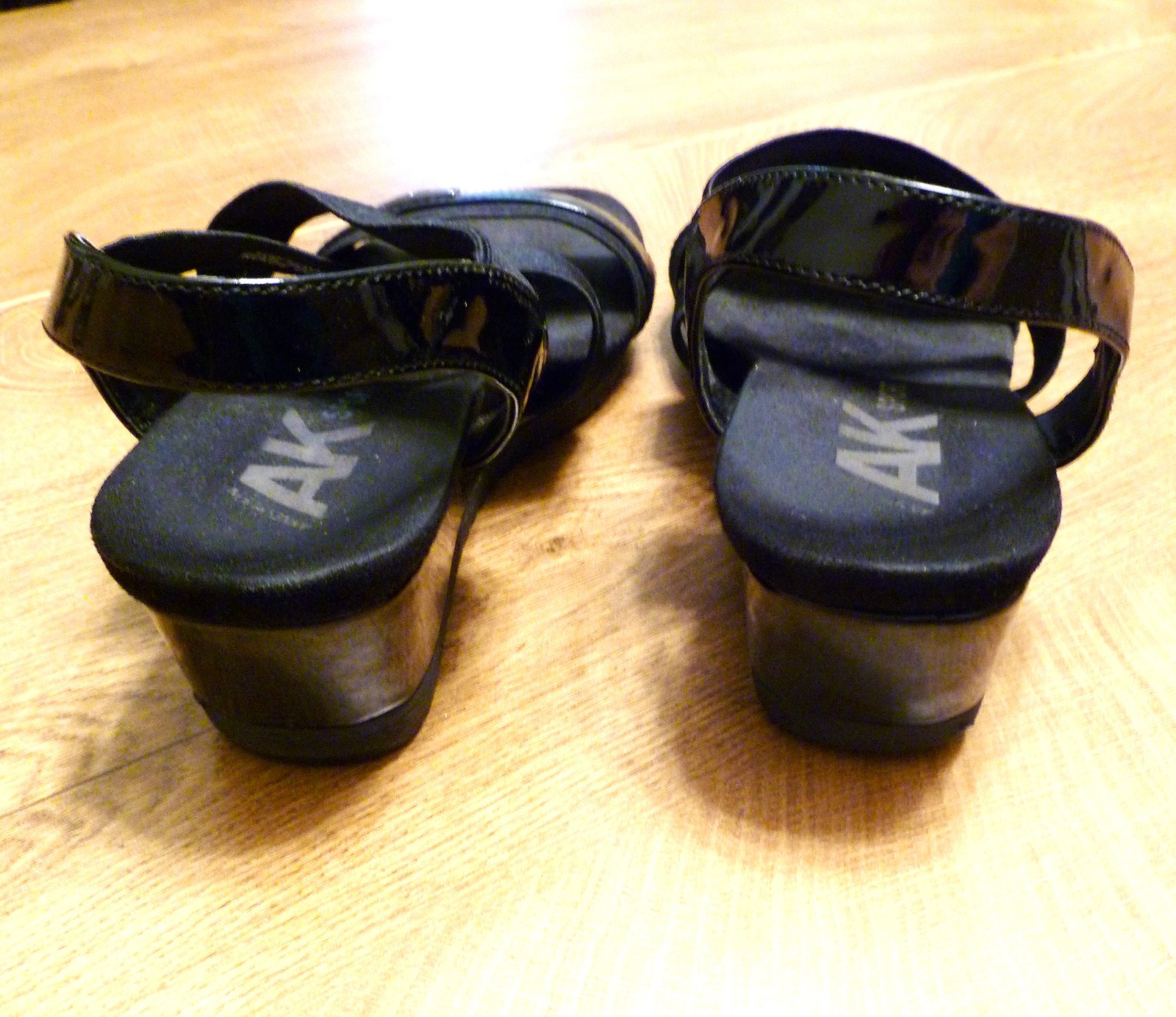 Anne Kline AK Sport Biack Wedge Sandal