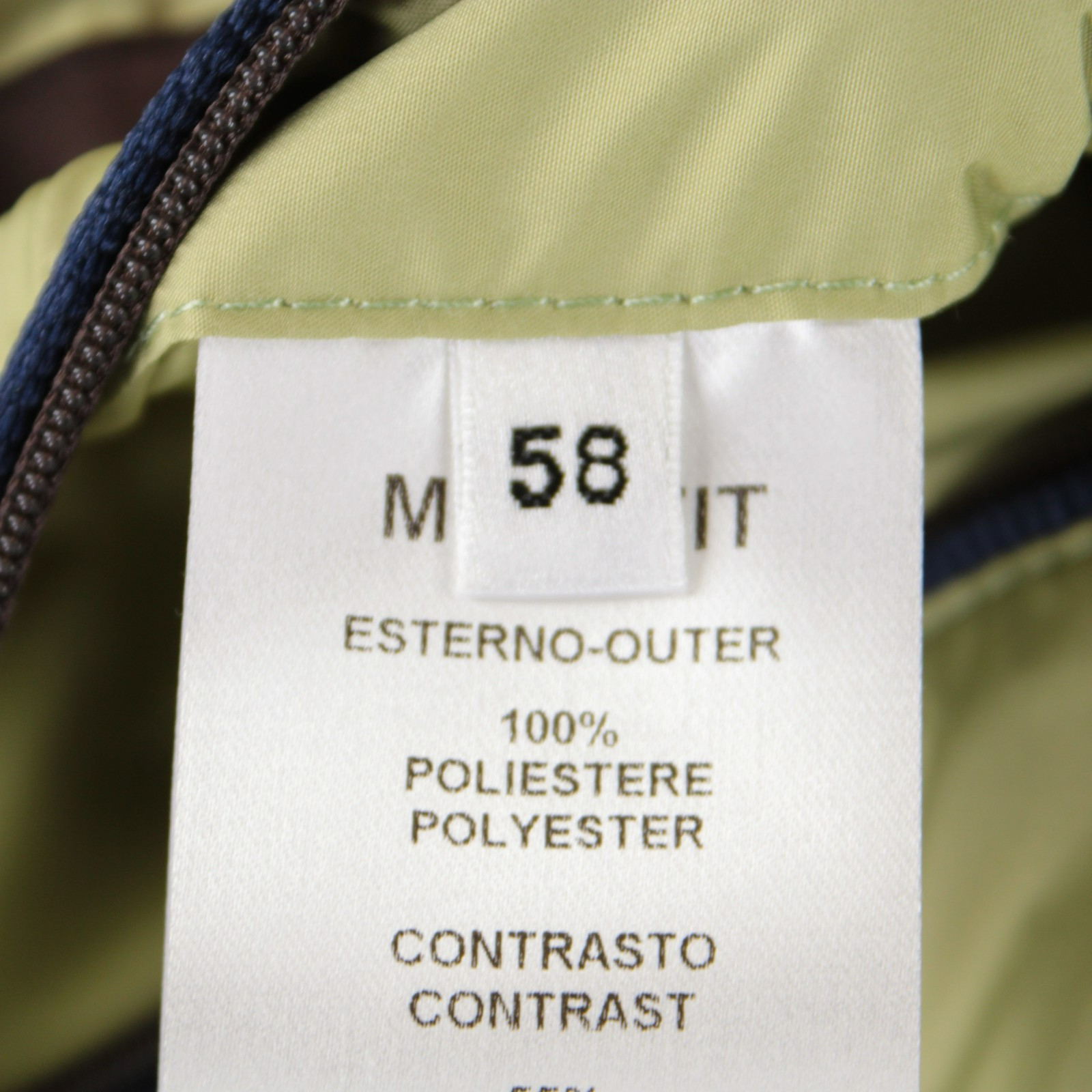 Waterville NWT Polyester Quilted Vest Size 58 (4XL US) Fit In Solid Green