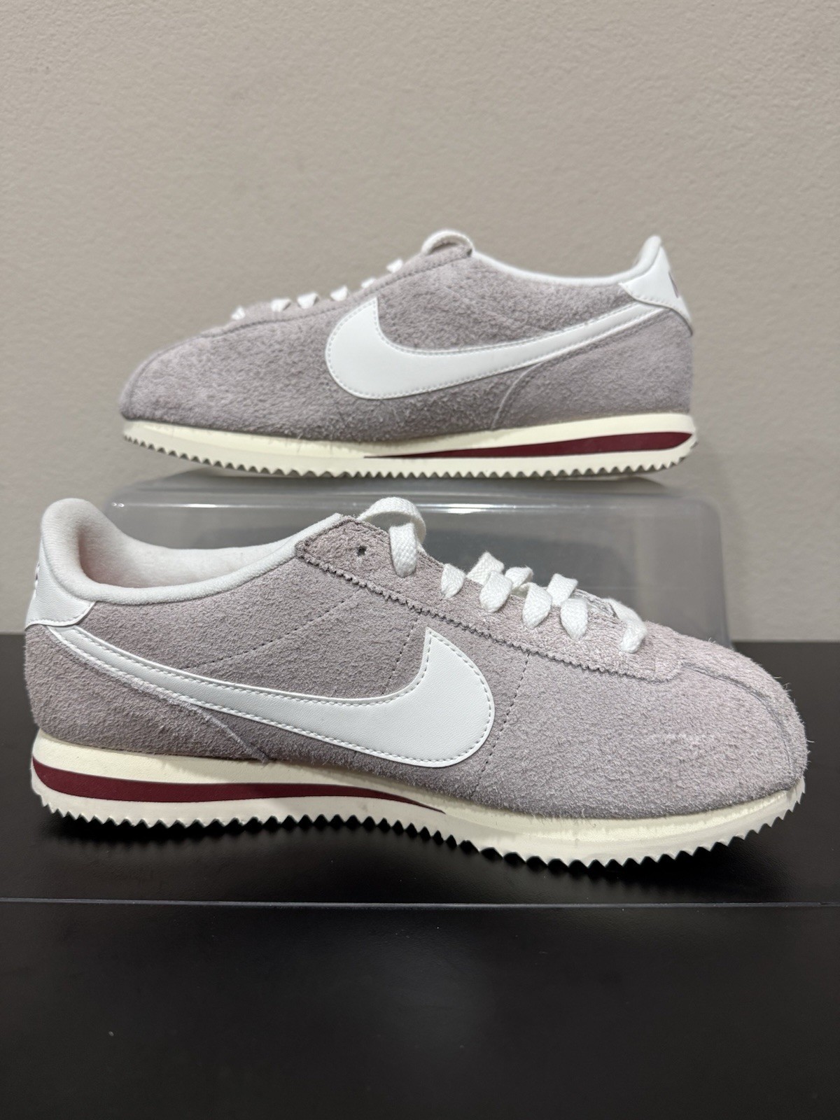 Size 9 – Nike Cortez SE College Grey Team Red