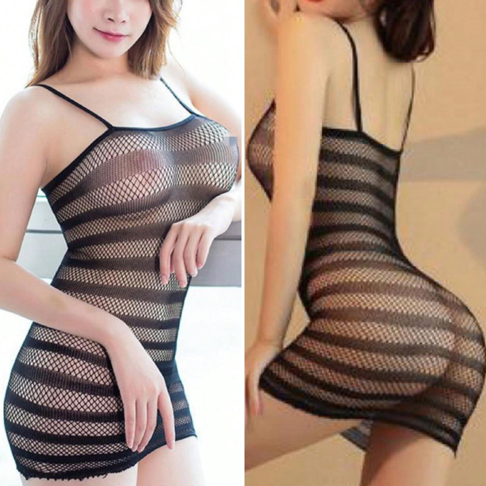 Women’s Sexy Lingerie Hollow Out Sleepwear Nightwear Babydoll Underwear Chemise